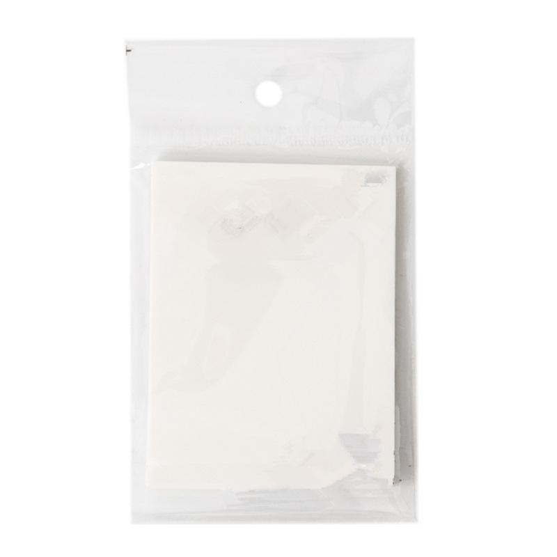 Tearable Transparent Sticky Notes - Minimalist Memo Stickers for Students (Reusable Strips)