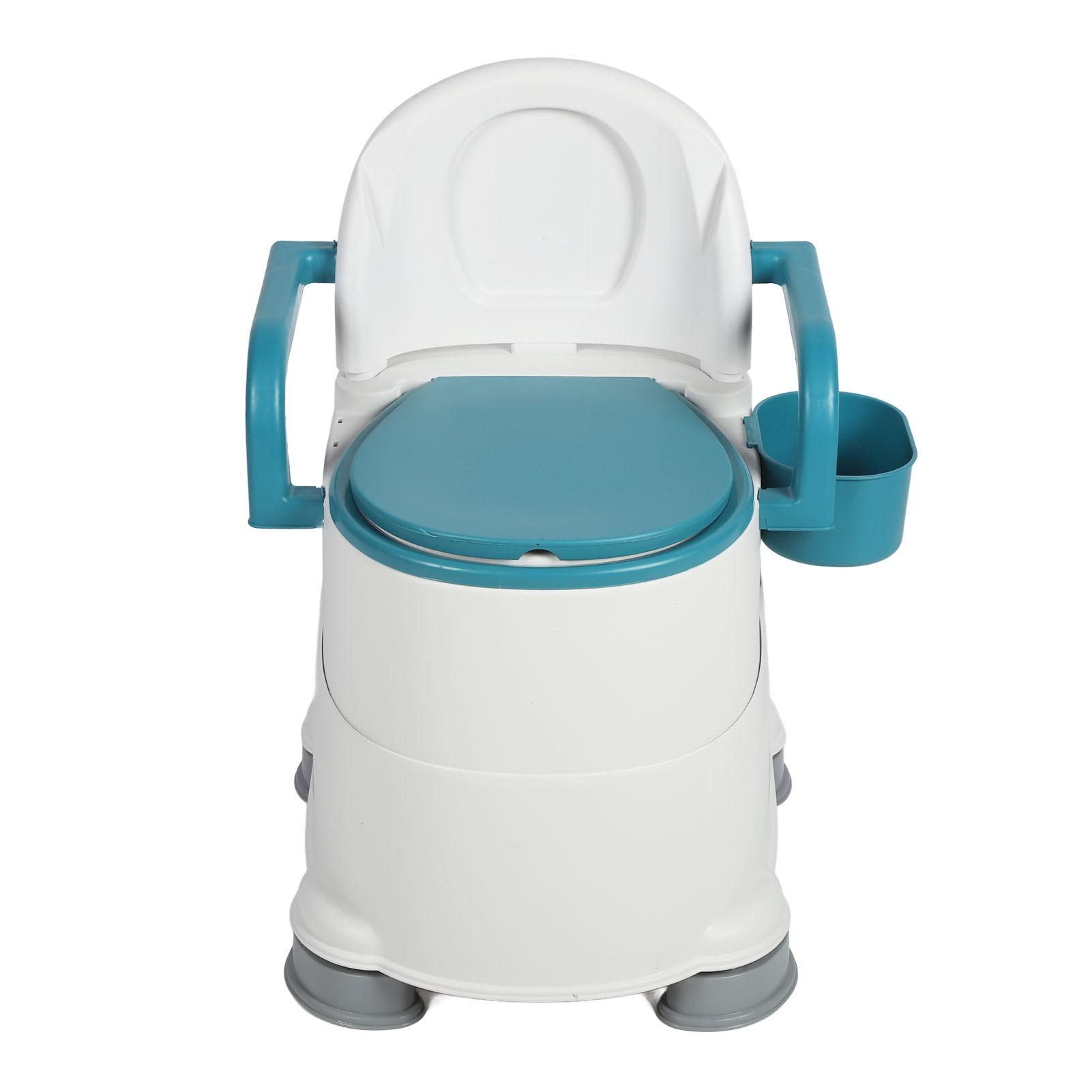 

Прикроватный стул-комод для пожилых людей с широкими подлокотниками, мягкая противоскользящая спинка из полиуретана, прикроватный туалет