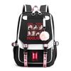 Rucsac BTS Fashion Culoare Contrastantă pentru Studenți, Geantă Școlară Ușoară cu Capacitate Mare