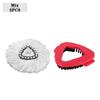 For O-cedar and Vileda EasyWring 1 Tank System Washable Mop Pad Triangle Rotating Mop Head Base Scrub Mop Brush Head Accessories