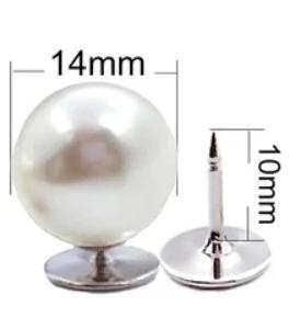 30pcs Pearl Brooch Buttons No Sew Buttons DIY Decoration Buttons for Shirts Dress Sweaters Coat Shawl Hat Shoes