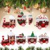 Christmas Train Decoration Mini Christmas Tree Reindeer for Home Decor Xmas Hanging Navidad Noel Gifts New Year Happy Gifts