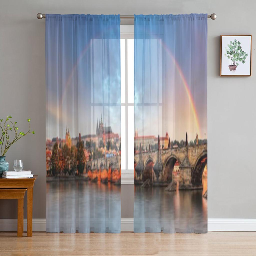 Afrikanische Frau im ethnischen Stil, transparente Tüllvorhänge für Wohnzimmer, Schlafzimmer, Küchendekoration, Voile-Organza-Vorhänge