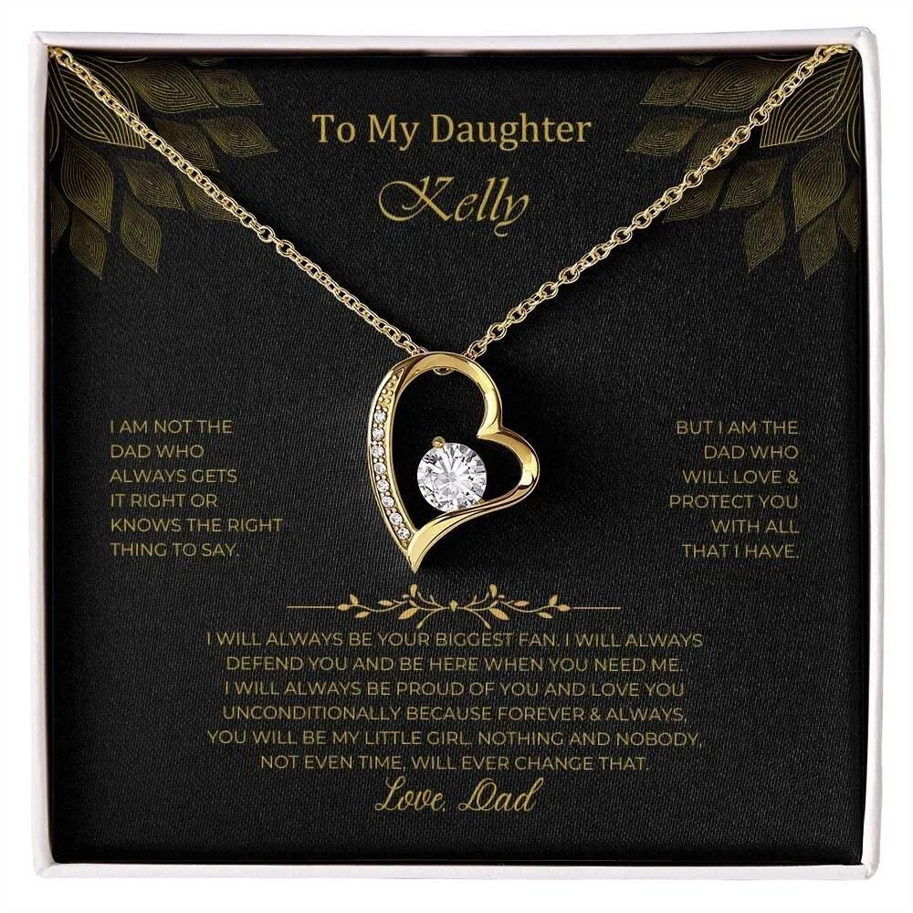 To My Daughter Necklace Gift From Dad Daughter Gift Father Daughter Necklace M