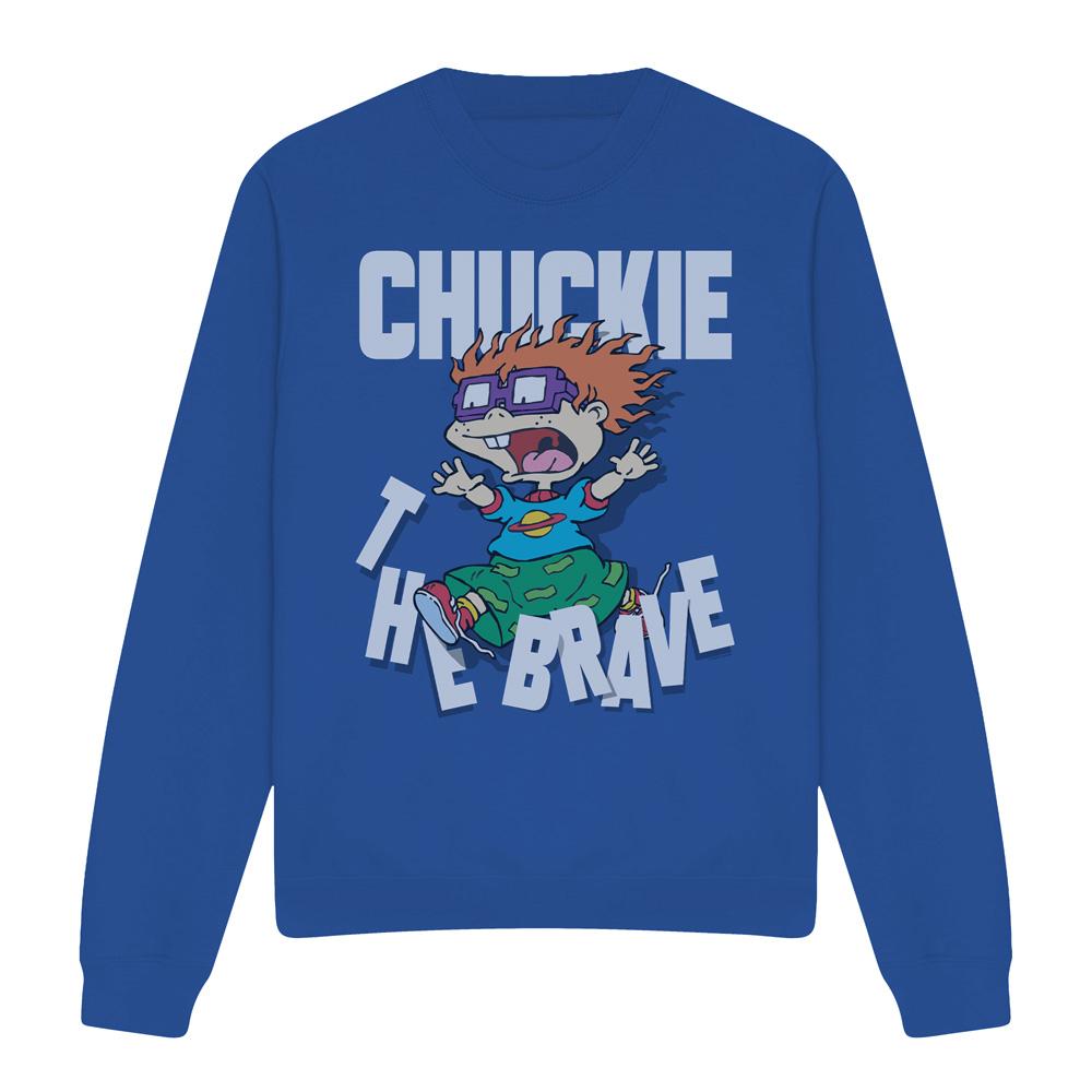 Rugrats Unisex Adult Chuckie The Brave Sweatshirt