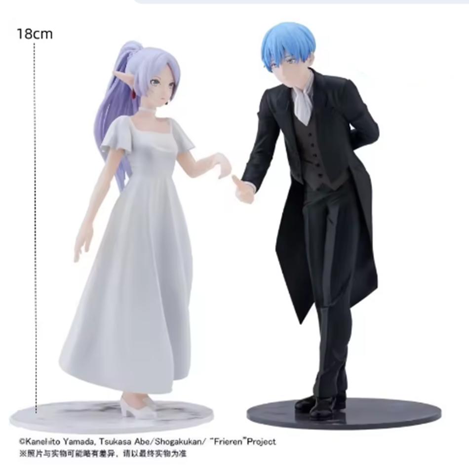 18-20cm Frieren: Beyond Journey's End Anime Figure Frieren Himmel Proposal Dance Action Figure PVC Model Collector Birthday Gift