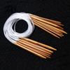 Crocheting Knitting Circular Needles Comfortable Touch Convenient Flexible Bamboo for Gloves Needle
