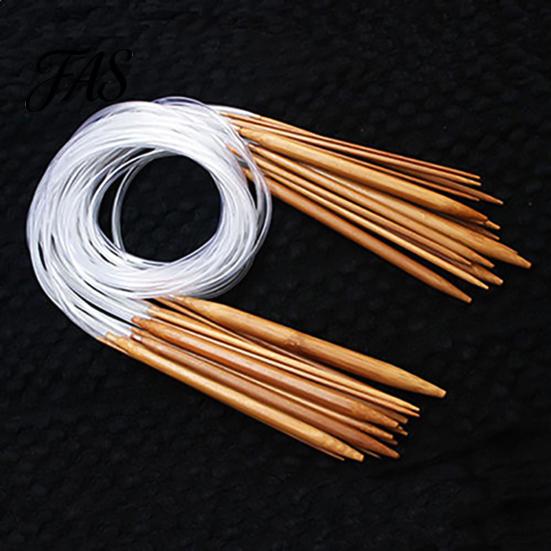 Crocheting Knitting Circular Needles Comfortable Touch Convenient Flexible Bamboo for Gloves Needle
