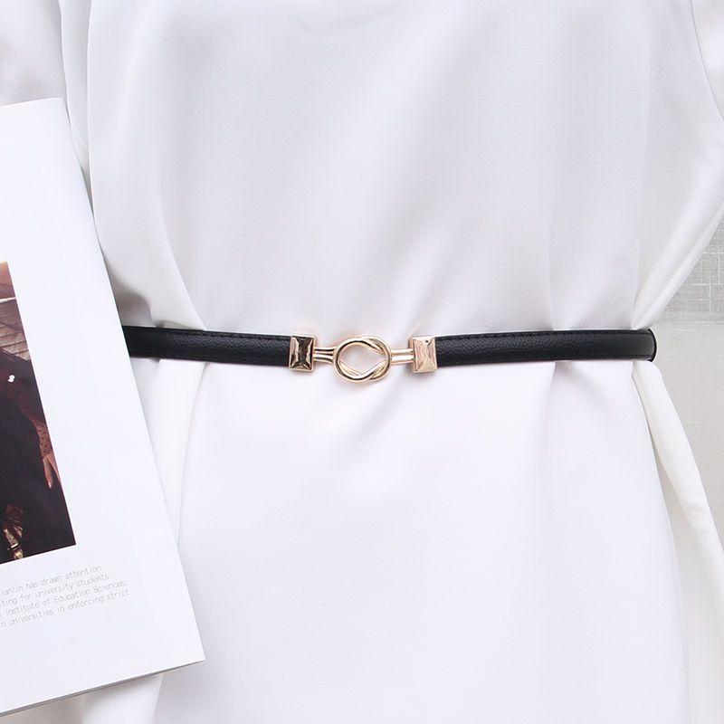 Modern And Stylish Womens Wide Adjustable Waist Belt For Dress Accents In Various Colors