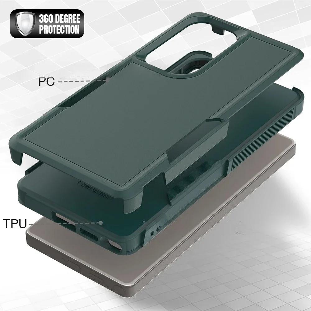 OTT Case Box For Samsung Galaxy S26/S25 Pro Edge Ultra S24/S23/S22 Plus FE Hybrid Dual Layer Armor Protection Cover