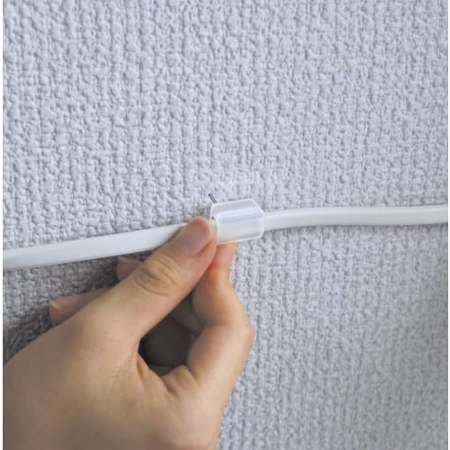 ELPA Clear Cord Catch Wiring Cable Bundle Pin Insertion Type 5 Pieces CC-04B (Pin)