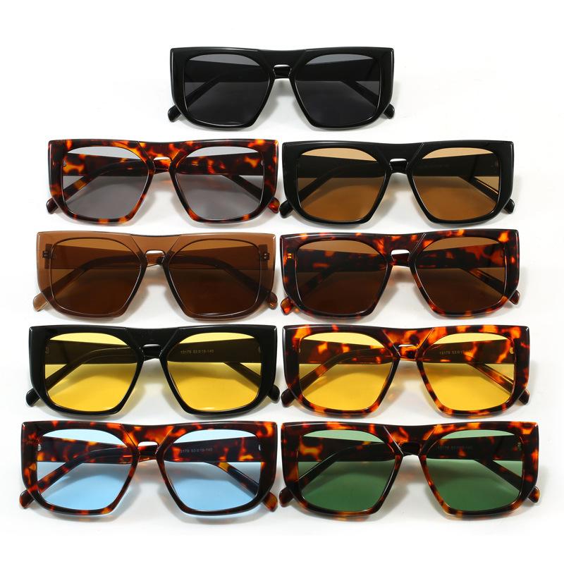 New Fashion Sunglasses Women with Square Large Frame Trendy Outdoor Sun Glasses Men Luxury Brand Design Eyewear Uv400 Eyeglass