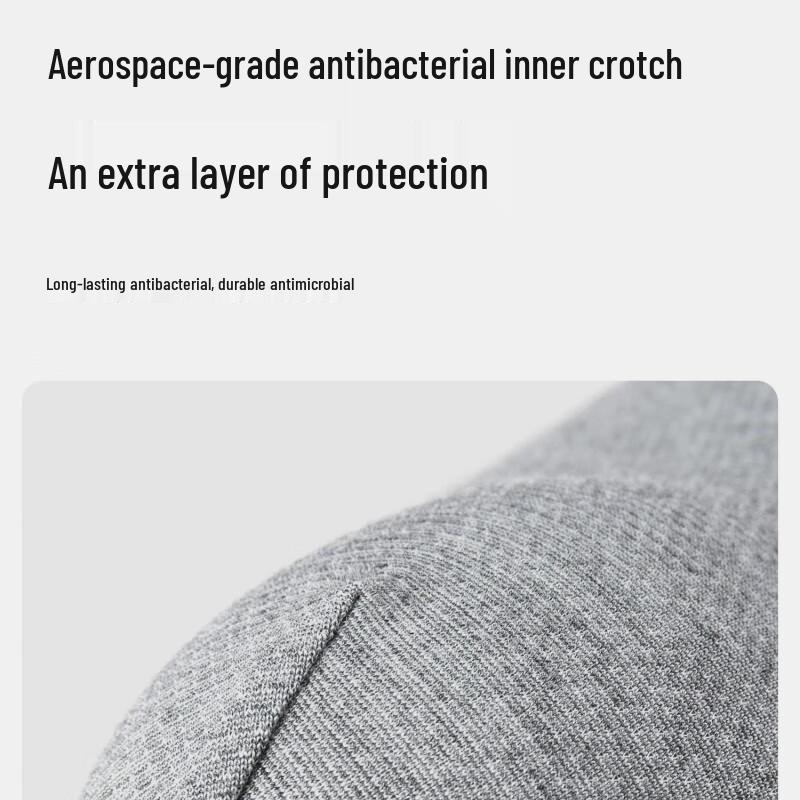 Septwolves Men's Letter Print Antibacterial Cotton Boxer Briefs 3-Pack