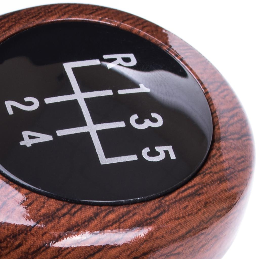 BMW E30 E32 E34 E36 E39 E46 E60 E61 E62 E63 E81 E82 E85 E87 E88 E90 E91 E92 X1 X3 X5 Gear Shift Knob Wood 5-Speed