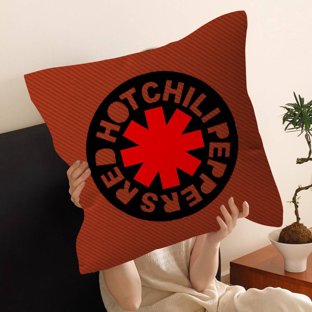 Rock Band R-Red Hot Chilis Pillow Cover Sofa Cushion Cover Home Room Decoration Children Gift