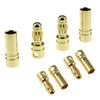 Bbrand LinsyRC 20 Pairs Gold Plated 3.5mm Banana Plug Bullet Male to Female Connector Adapter for RC Airplanes, Cars, Boats, Drones, ESCs, and Motors