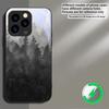Ink landscape painting Suitable For iPhone 16E 17 Pro Max 15 Pro 14 13 Plus 12 mini 11 16 Air 17Pro magnetism Glass Phone Case