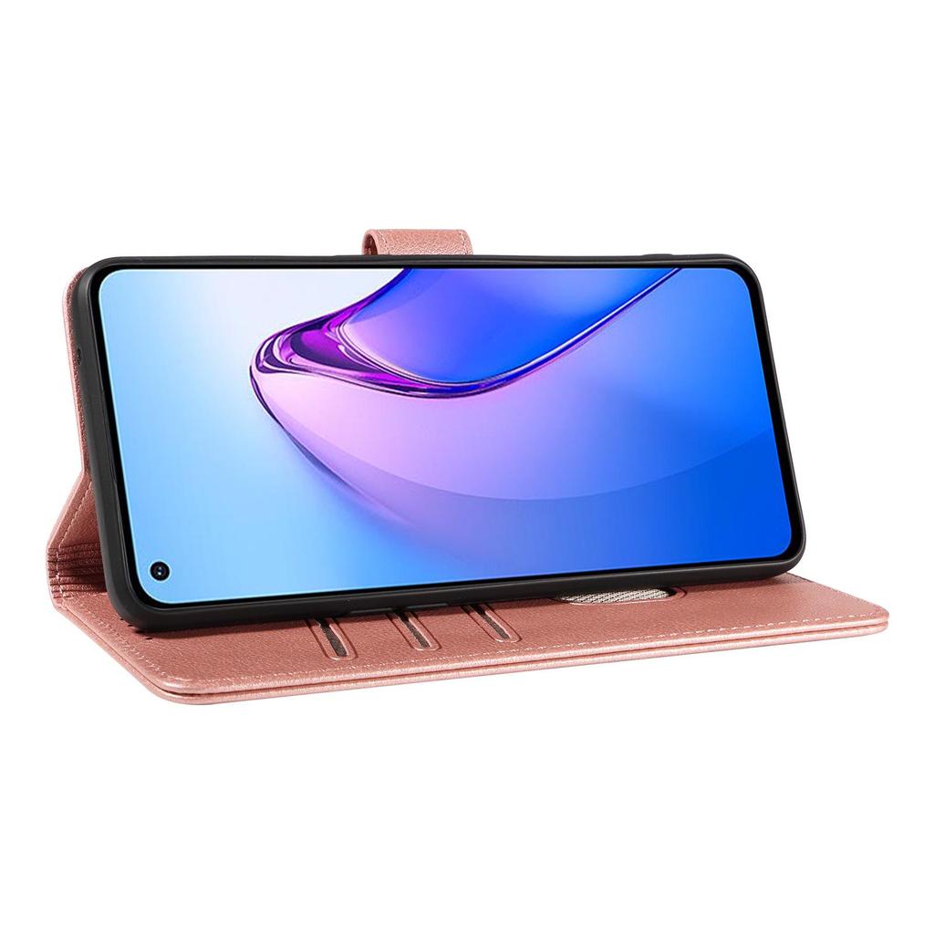 OPPO A60/Find X8 Leather Flip Case with Stand, 4G/5G Compatible Protective Cover