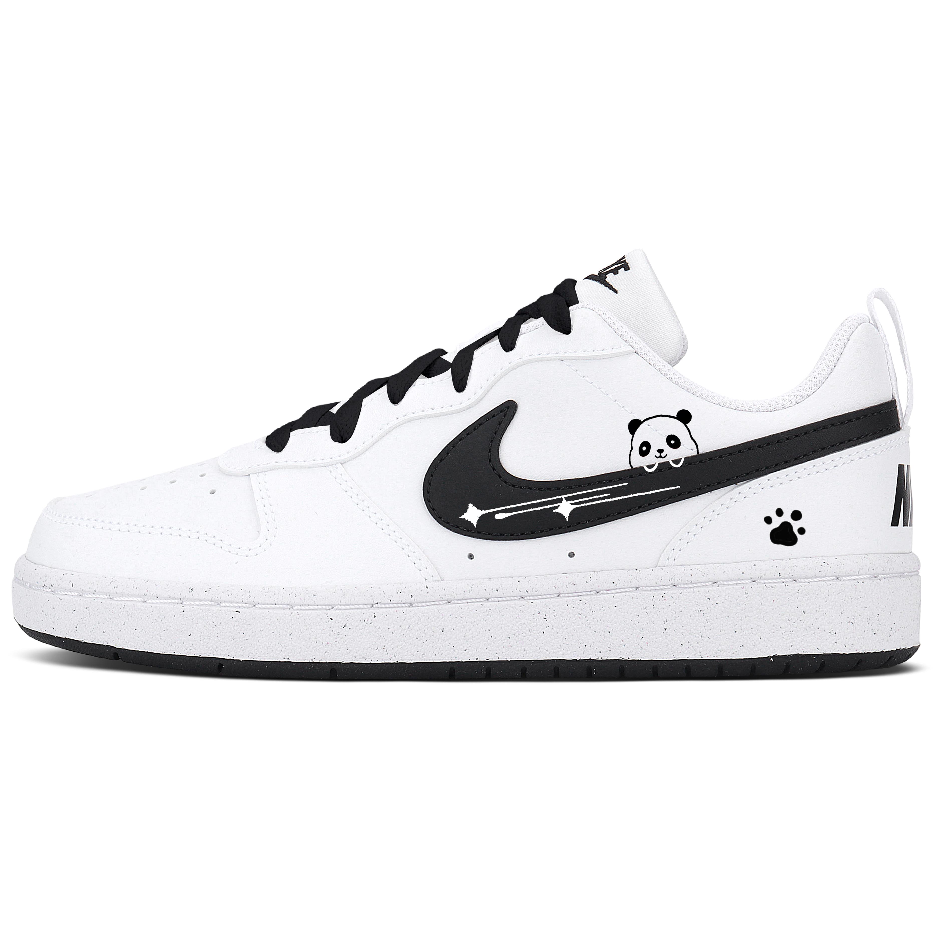 

Nike Court Borough Balance Abrasion Resistant Skateboard Shoes Unisex Black White DV5456-104(Team1829-) 35.5