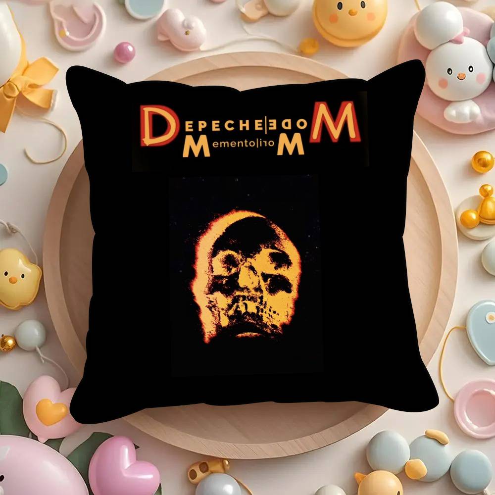 Band D-depeches black Mode  Pillowcases cushion covers living room sofas home decor gifts