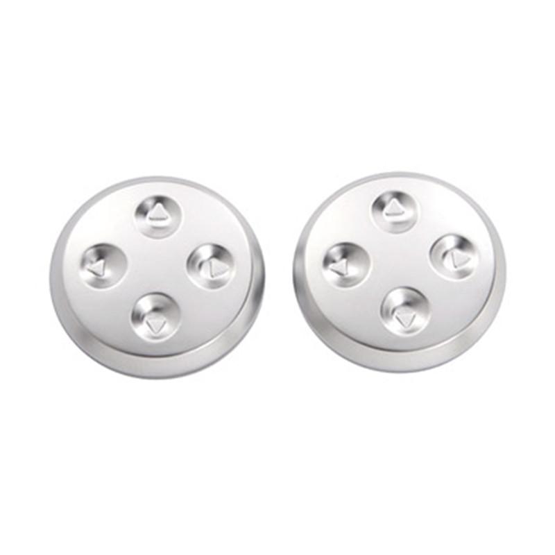 

2 шт./компл., ABS, регулировка переключателя сиденья, накладка, подходит для Mercedes Benz new CE GLC W205 W212 W213, авто интерьер серебряный