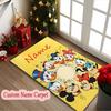 [Darth Vader Stormtroopers Galactic Print Carpet] Custom Name Area Rug, Kitchen Farmhouse Decorative Floor Mat