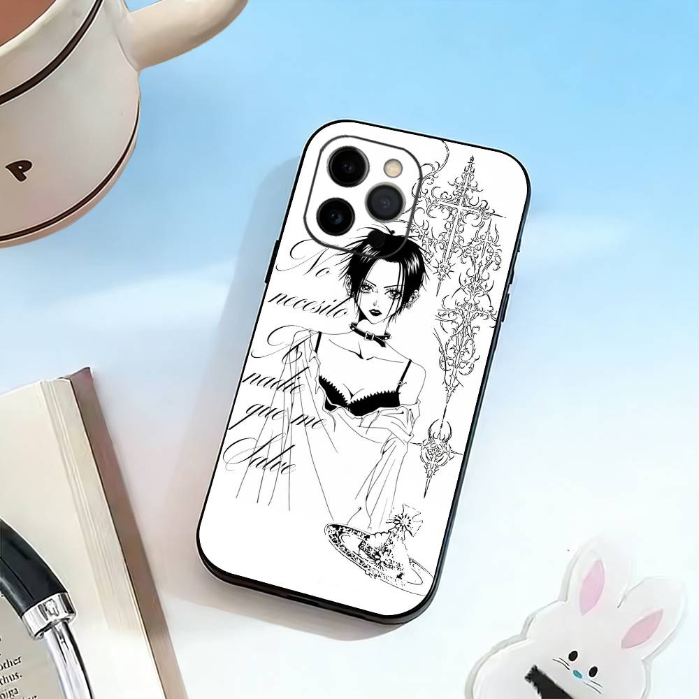 NN-NANA Phone Case Silicone Soft For IPhone 17 16 15 14 13 12 11 X XR Plus Pro Max Plus