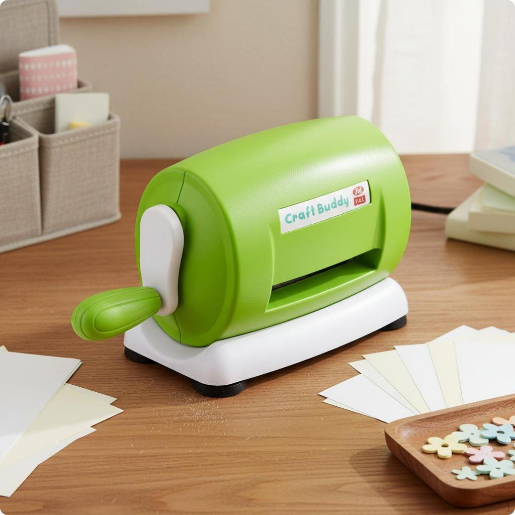 Manual Die Cutting Machine DIY Hand Crank Craft Cutter Creative Embossing for Crafters,