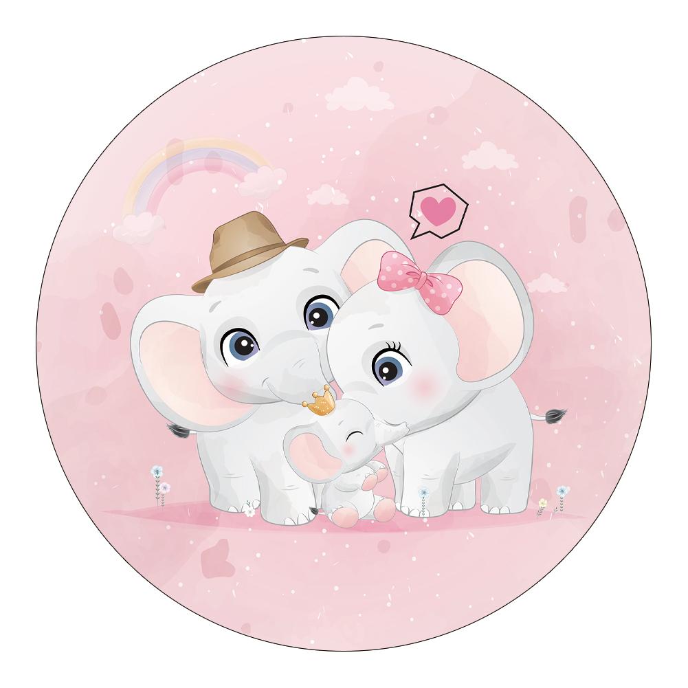 

Спальня Гостиная Декор Модный Детский Ковер Воздушный Шар Милый Розовый Узор Круглый Напольный Коврик Домашний Декор Круглый Ковер 140cm