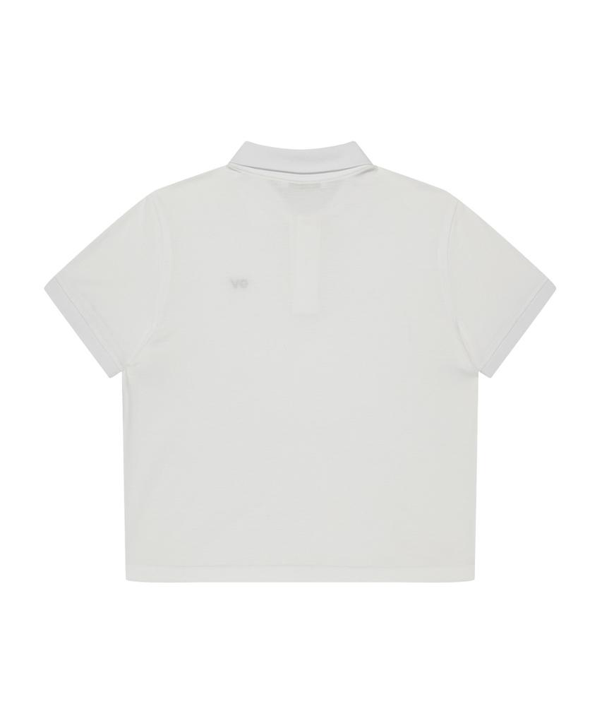 Ausdoeoboiseu (W)Ov Logo Pk Collar Tee (White)