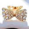 Rhinestone Bow Scarf Ring Sparkling Silk Scarf Ring Elegant X-shaped Scarf Holder Ring for Women Shawls Neckerchiefs Shirts