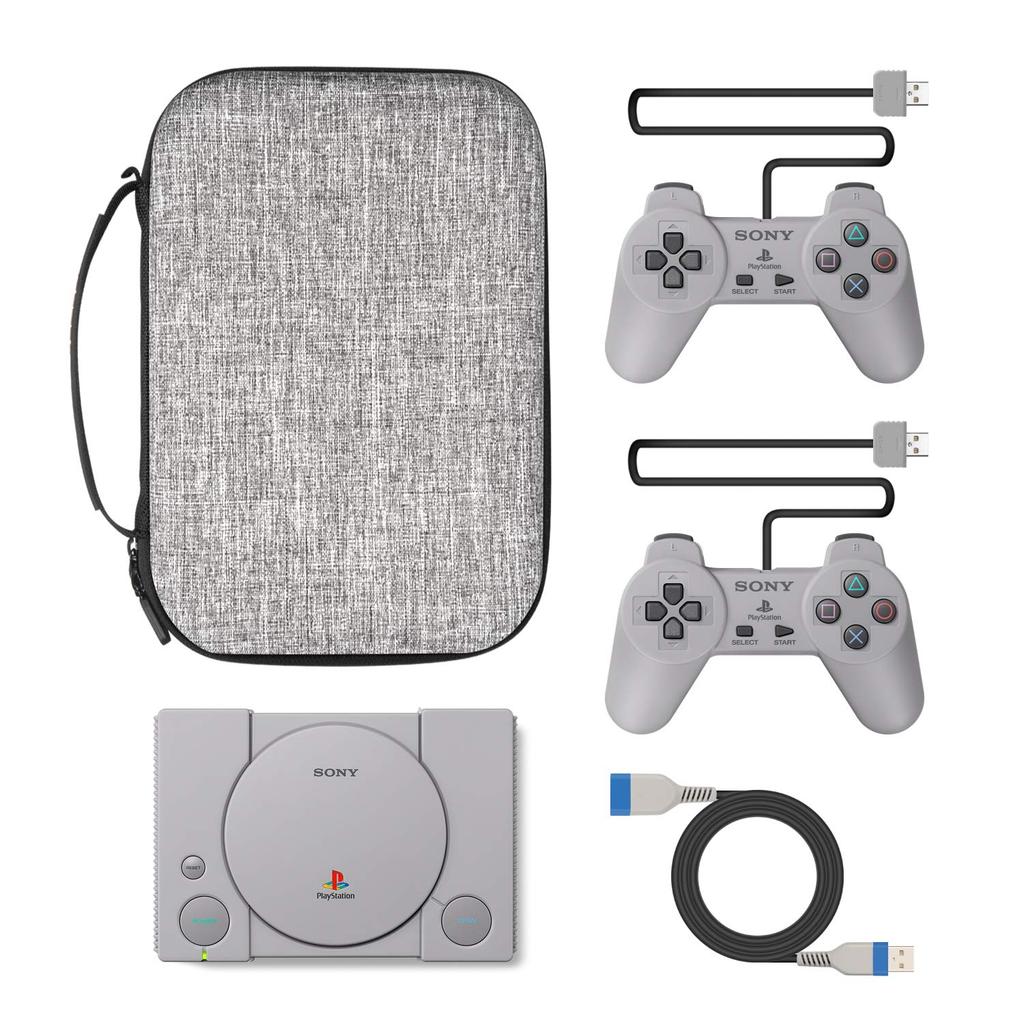 Portable Storage Bag for Sony PS Mini Console Edition-2018 Carrying Case for PlayStation Classic Shockproof Game Console Case