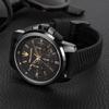 Maserati Successo Men's Watch 44mm Black Silicone Chronograph Quartz