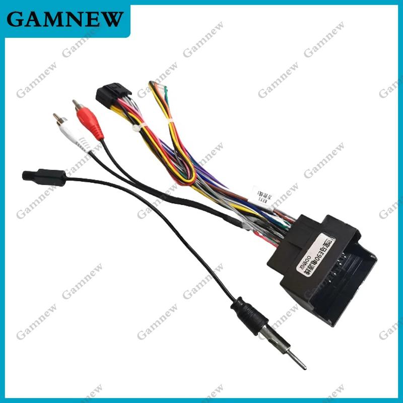

Car 16pin Power Cord Wiring Harness Adapter With Canbus For BMW X1 E90 2005-2011 Installation Head Unit Only Cable