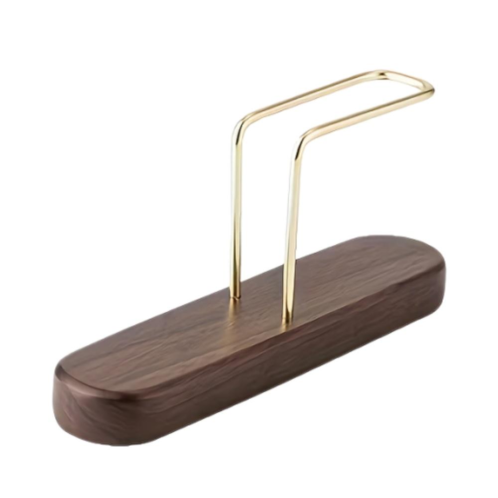 1/2pc Coffee Filter Paper Holder Wood Metal Filter Storage Rack for Manual Brewing Coffee Paper Organizer Cafe Bar Utensil Decor