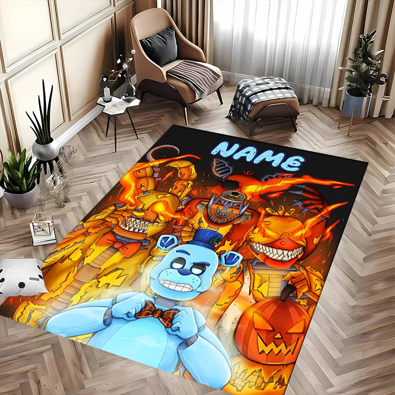 Custom personalization Five Nights at Freddy's Area Rug - Perfect For Kitchen, Bathroom,Laundry Room Decor Large Size Available,Gift All Seasons