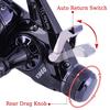 SOUGAYILANG Carp Fishing Reel 4.9:1/5.2:1 Gear Ratio Fishing Reel Spinning Fishing Wheel Fishing Tackle