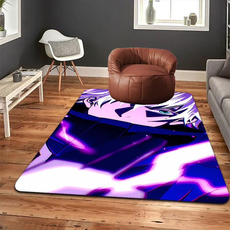 Satoru Gojo Jujutsu Kaisen Teppich Fußmatte für Wohnzimmer oder Schlafzimmer Weicher und bequemer Teppich ein Geschenk für Geburtstag und Feiertag.NFF0928638