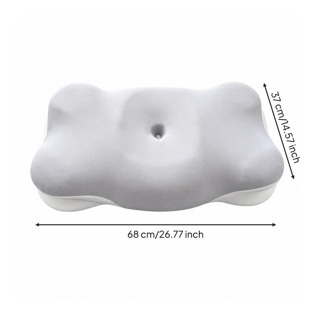 Neck Pillow with Cooling Cover Skin-Friendly Pillowcase Cozy