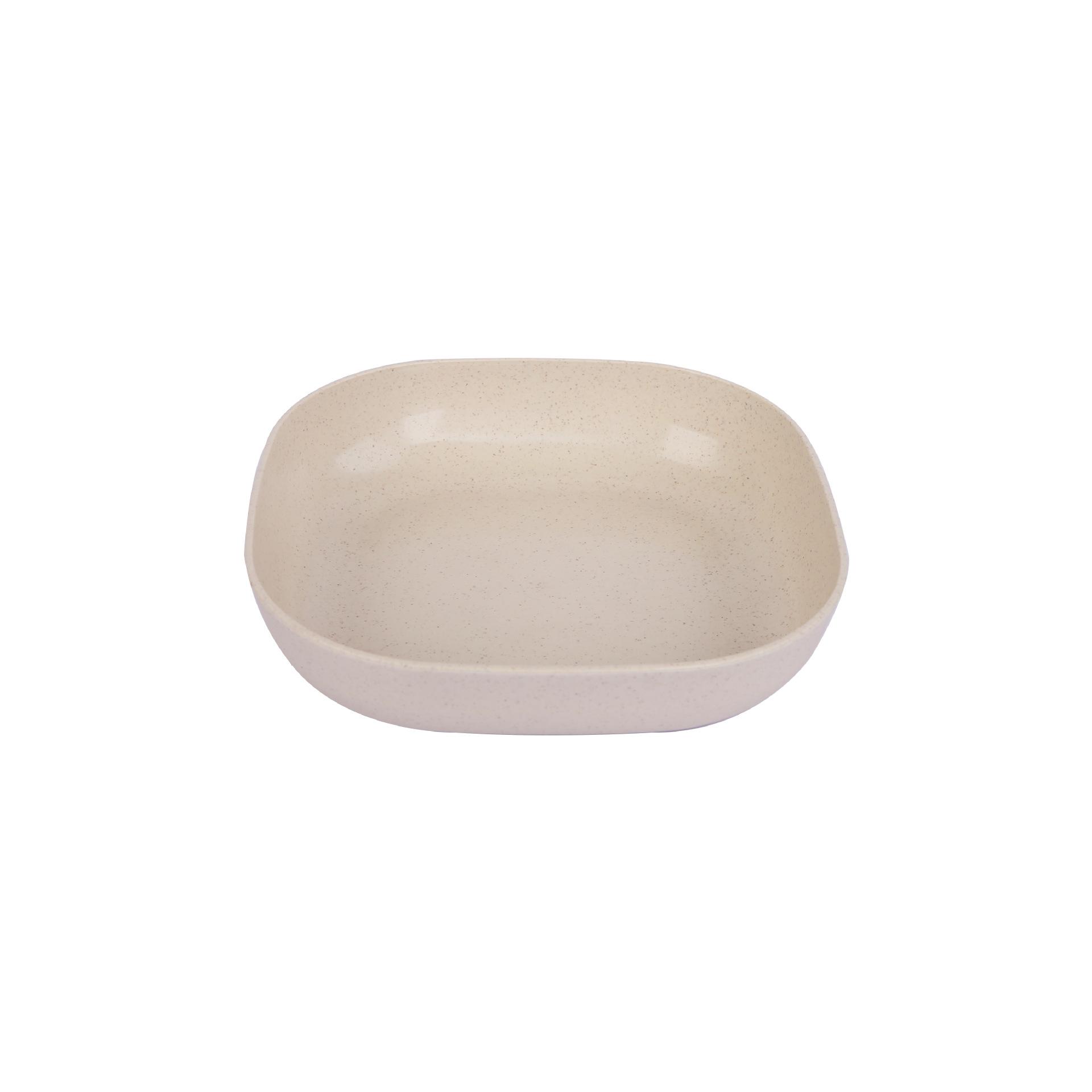 

Домашний обеденный стол Небьющаяся тарелка для макания выпечки и закусок бежевый