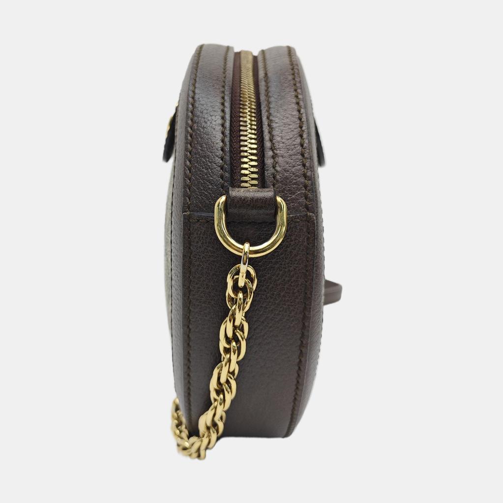 [Pre-Owned] Gucci Ophidia GG Mini Round Bag 'Beige' - Very Good #6BUYC7