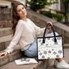 Bohemian Star Pattern Tote Bag Stylish Daily Use Shoulder Bag for Commute