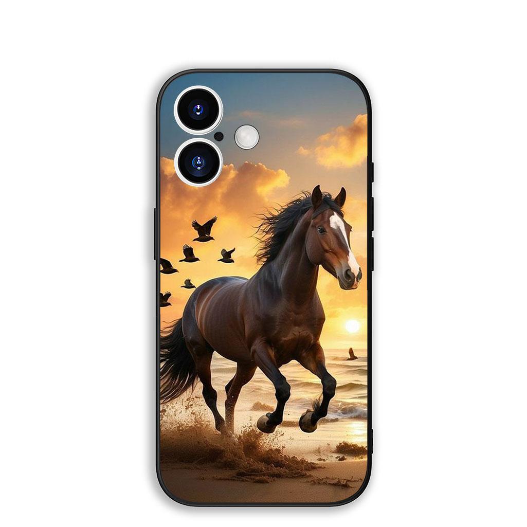 

Чехол для Xiaomi Redmi 15 15C 14C 8A A4 A5 Note 8 7 14 Pro + 8T 14S Защитный чехол для телефона Бегущий дикий и свободный конь Redmi Note 14 5G (Global)