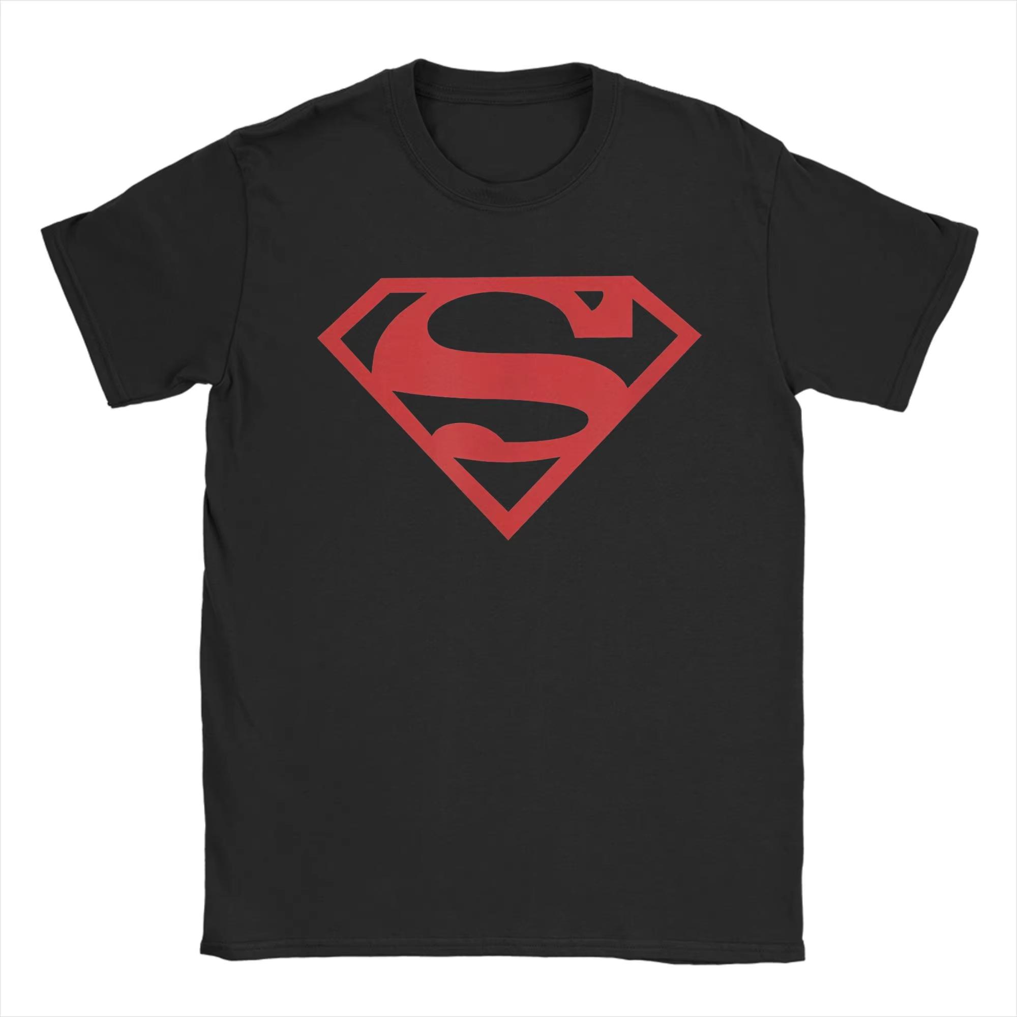 Superman All-American T-Shirt Unisex Pure Cotton Funny Crew Neck Short Sleeve Women And Men T-Shirt 4XL