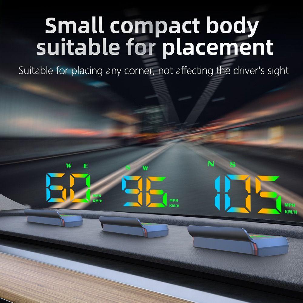 HUD Car Head Up Display Universal GPS Digital Speedometer Windshield Projector Car Digital