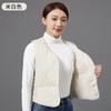 Women V Neck Sleeveless Fitted Padded Vest Winter Warm Elegant Casual
