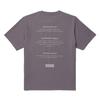 [Snowpeak] Quick Dry Lettering Short-Sleeve T-Shirt Gray Blue (S26MMTTS18)