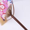 TOuWA Folding Uchiwa and Bamboo Japanese Japanese Heat Summer Fireworks Japanese Japanese Kabuki Unisex Blossom Fan, Fan, Women's Men's, Ribs,