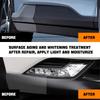 Automotive Interior Polishing Paste - Automotive Plastic Parts Repair and Care Kit, Instrument Panel, Black Tire Gloss Wax,