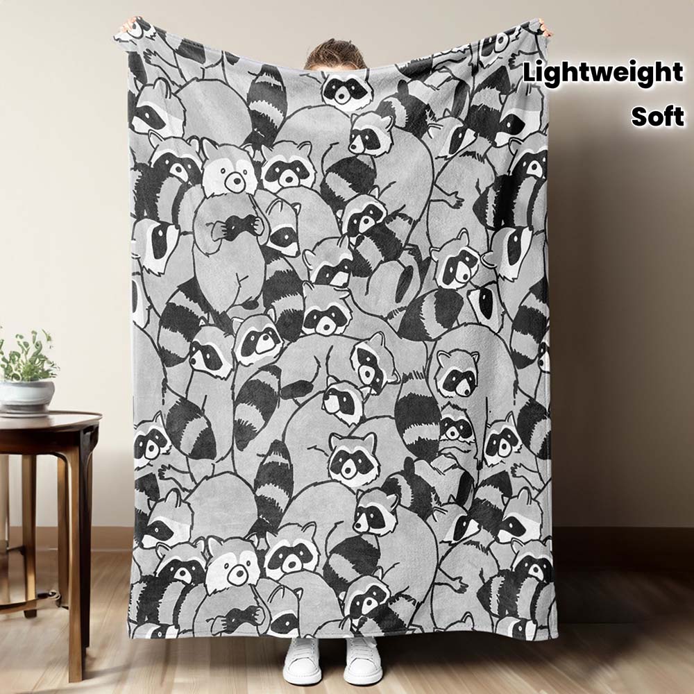 1Pc  Minimalist Line Art Cat Print Flannel Blanket Soft Cozy Warm Throw Blanket For Bedroom Living Room Couch